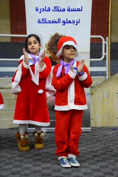 Saint Vincent de paul celebrating Christmas at Jesus & Mary school